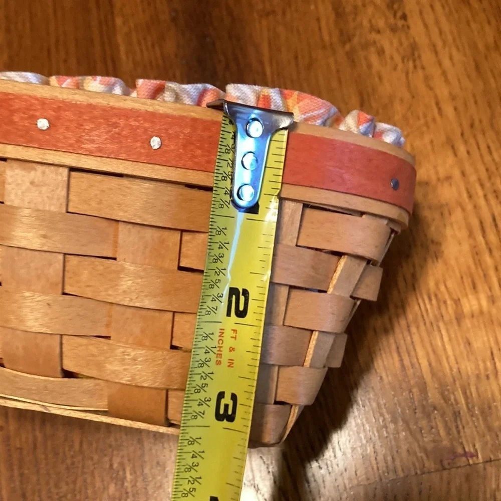 LONGABERGER 1999 Candy Corn Basket Combo